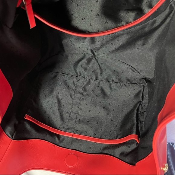 NWT COACH TOTE with Dust Bag    JULIANNE TOTE   AURA ORANGE   Gold tone metal - Picture 5 of 16